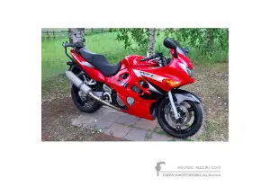 Stickers voor Suzuki GSX600F 2005 - Rood • Suzuki OEM Stickers