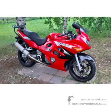 Suzuki GSX600F 2005 - Rouge - Pearl Crystal Red
