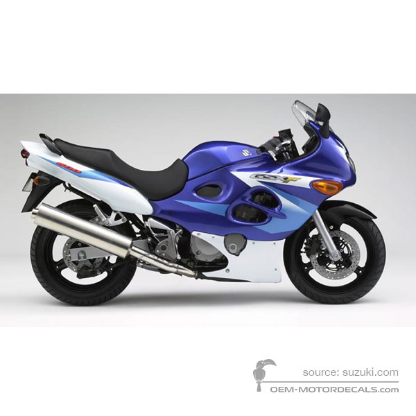 Naklejki do Suzuki GSX600F 2005 - Niebieski • Suzuki Naklejki OEM