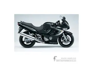 Aufkleber für Suzuki GSX600F 2006 - Schwarz • Suzuki OEM-Aufkleber