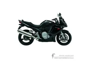 Aufkleber für Suzuki GSX650F 2008 - Schwarz • Suzuki OEM-Aufkleber