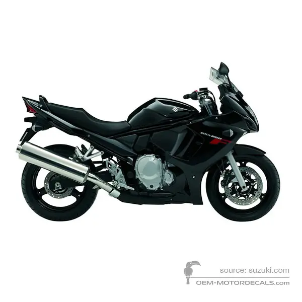 Suzuki GSX650F 2008 - Black - Pearl Nebular Black