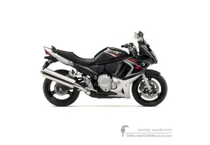 Pegatinas para Suzuki GSC650F 2008 - Negro • Suzuki Pegatinas OEM
