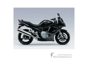 Aufkleber für Suzuki GSX650F 2009 - Schwarz • Suzuki OEM-Aufkleber