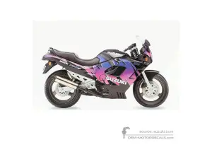 Autocollants pour Suzuki GSX750F 1992 - Noir • Suzuki Autocollants OEM