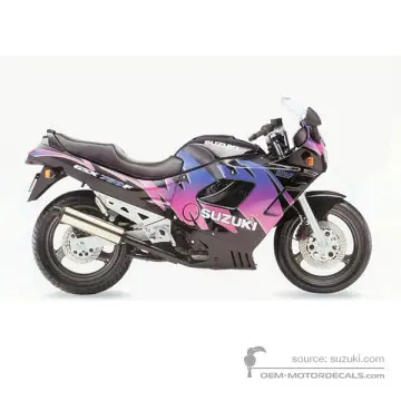Suzuki GSX750F 1992 - Noir - Pearl Novelty Black