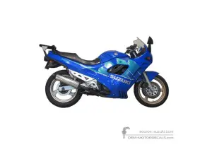 Autocollants pour Suzuki GSX750F 1993 - Bleu • Suzuki Autocollants OEM