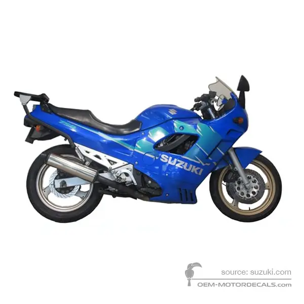 Suzuki GSX750F 1993 - Niebieski - Pearl Suzuki Medium Blue
