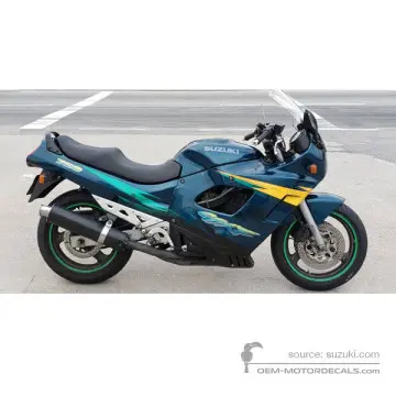Suzuki GSX750F 1996 - Zielony - Candy Forest Green