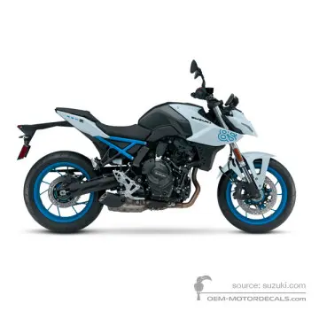 Suzuki GSX8S 2023 - Blanco - Pearl Tech White