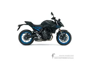 Naklejki do Suzuki GSX8S 2024 - Czarny • Suzuki Naklejki OEM