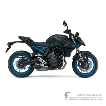 Suzuki GSX8S 2024 - Czarny - Metallic Mat Black
