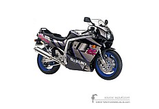 Naklejki do Suzuki GSXR1100 1992 - Czarny • Suzuki Naklejki OEM