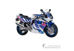 Adesivi per Suzuki GSXR1100 1992 - Blu • Suzuki Adesivi OEM