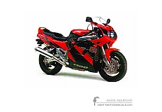 Aufkleber für Suzuki GSXR1100 1993 - Schwarz Rot • Suzuki OEM-Aufkleber