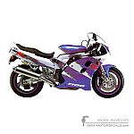 Suzuki GSXR1100 1993 - Blue White