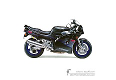 Aufkleber für Suzuki GSXR1100 1994 - Schwarz • Suzuki OEM-Aufkleber