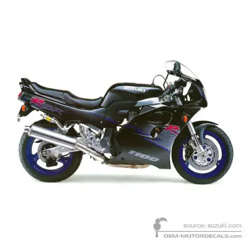 Suzuki GSXR1100 1994 - Noir - Pearl Novelty Black