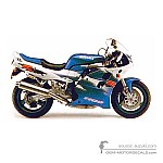 Suzuki GSXR1100 1994 - Niebiesko Biały