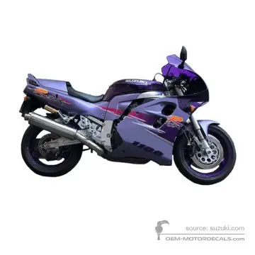 SUZUKI GSXR1100 1994 - Viola - Light Purple Metallic