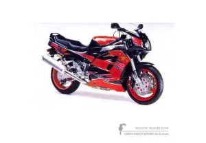 Adesivi per Suzuki GSXR1100 1995 - Rosso • Suzuki Adesivi OEM