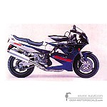 Suzuki GSXR1100 1996 - Blue White