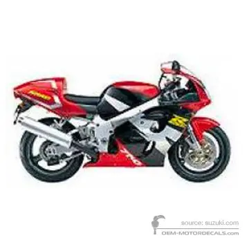 Suzuki GSXR750 1997 - Arancione - Candy Koran Orange / Pearl Novelty Black