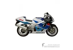 Decals for Suzuki GSXR750 1998 - Blue • Suzuki OEM Decals