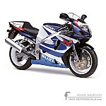 SUZUKI GSXR750 2000 - Blau Weiss