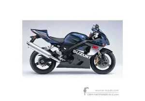 Decals for Suzuki GSXR750 2005 - Blue • Suzuki OEM Decals