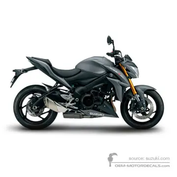 Suzuki GSXS1000 2016 - Szary - Mat Fibron Gray