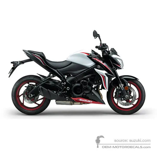 Suzuki GSXS1000 2018 - Weiss - Glass Sparkle Black / Pearl Glacier White