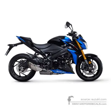 Suzuki GSXS1000 2018 - Niebieski - Glass Sparkle Black / Metallic Tritone Blue