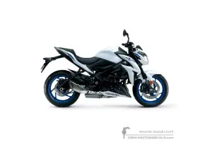 Decals for Suzuki GSXS1000 2019 - White • Suzuki OEM Decals