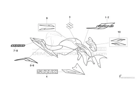 Suzuki GSXS1000 2019 - White