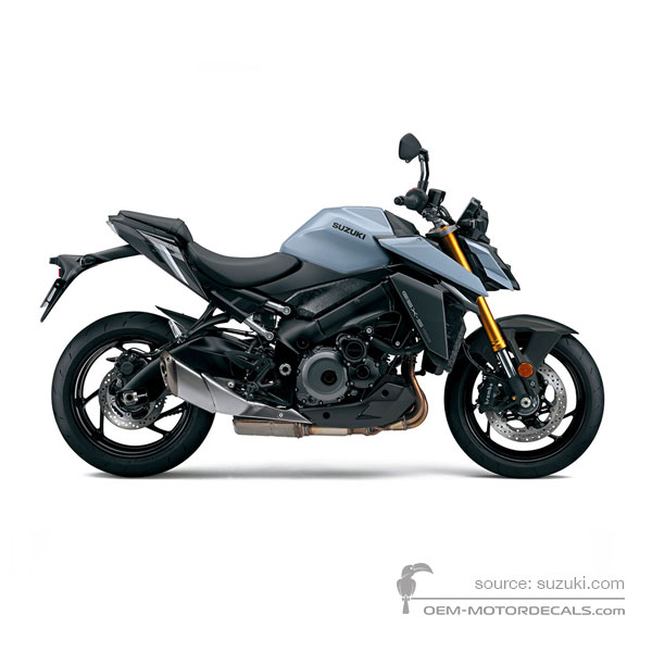 Autocollants pour Suzuki GSXS1000 2022 - Gris • Suzuki Autocollants OEM
