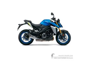 Decals for Suzuki GSXS1000 2022 - Blue • Suzuki OEM Decals