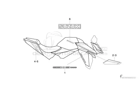 Suzuki GSXS1000 2022 - Blu