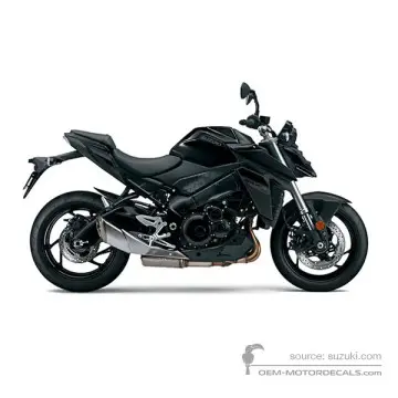 Suzuki GSXS1000 2024 - Czarny - Glass Sparkle Black
