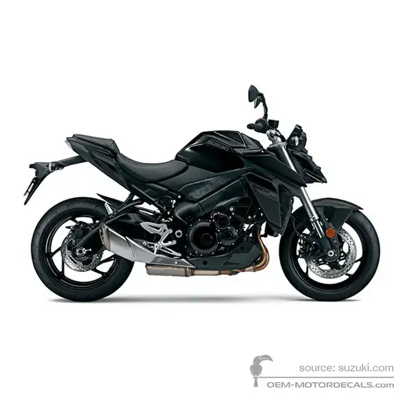 Suzuki GSXS1000 2024 - Schwarz - Glass Sparkle Black