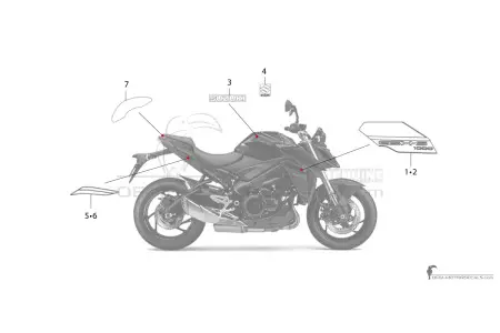 Suzuki GSXS1000 2024 - Black
