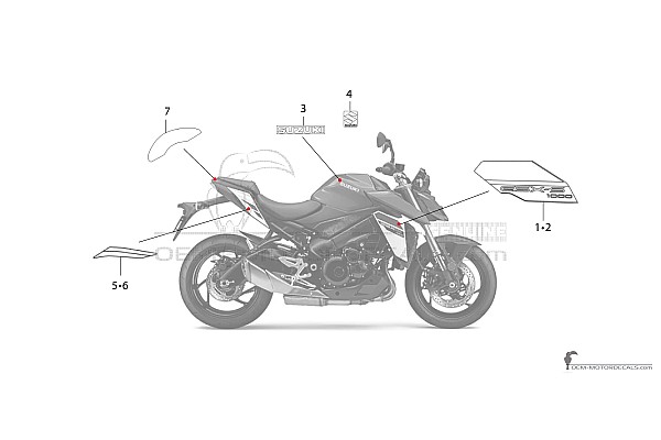 Suzuki GSXS1000 2025 - Niebieski