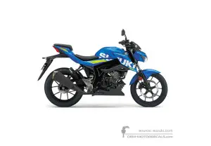 Autocollants pour Suzuki GSXS125 2018 - Bleu • Suzuki Autocollants OEM