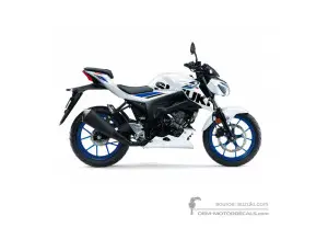 Autocollants pour Suzuki GSXS125 2019 - Blanc • Suzuki Autocollants OEM