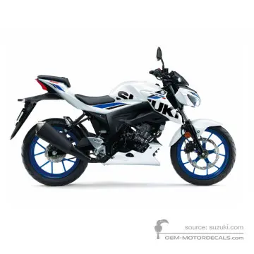 Suzuki GSXS125 2019 - Bianco - Brilliant White