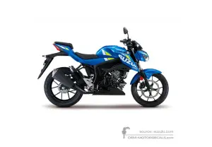 Autocollants pour Suzuki GSXS125 2020 - Bleu • Suzuki Autocollants OEM
