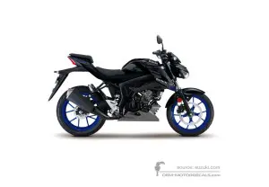 Naklejki do Suzuki GSXS125 2021 - Czarny • Suzuki Naklejki OEM