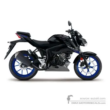 Suzuki GSXS125 2021 - Nero - Titan Black