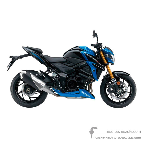 Adesivi per Suzuki GSXS750 2017 - Blu • Suzuki Adesivi OEM