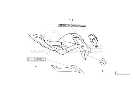 Suzuki GSXS750 2017 - Rojo